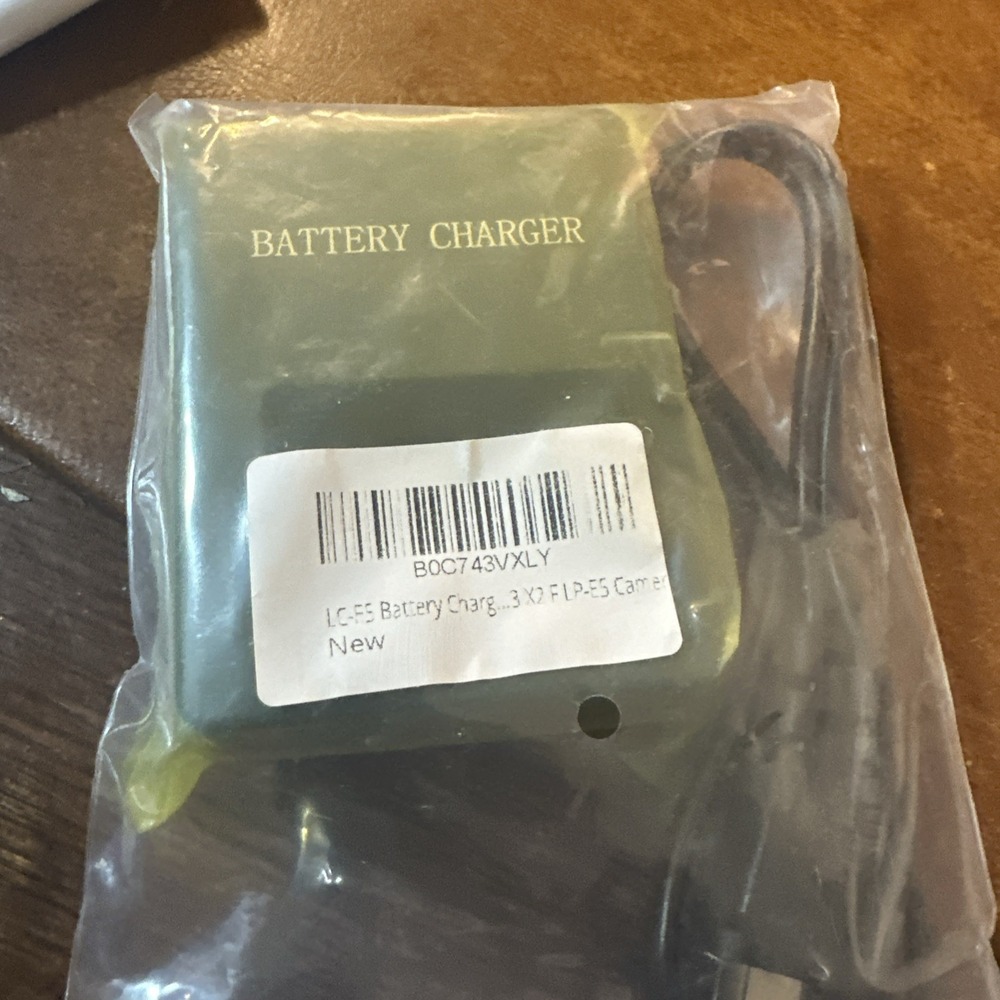 Battery Charger For Canon LC-E5E LCE5 LP-E5 LpE5 Camera 500D 1000D 450D